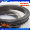 Mechanical floating oil seal for crawler machinery